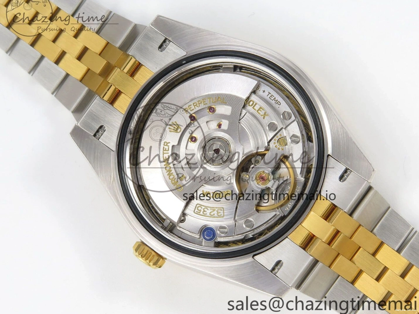 1227 DateJust 41 126333 SS YG ARF 1:1 Best Edition YG Stick Dial on Jubilee Bracelet SH3235 (Weighted) Effortless 216
